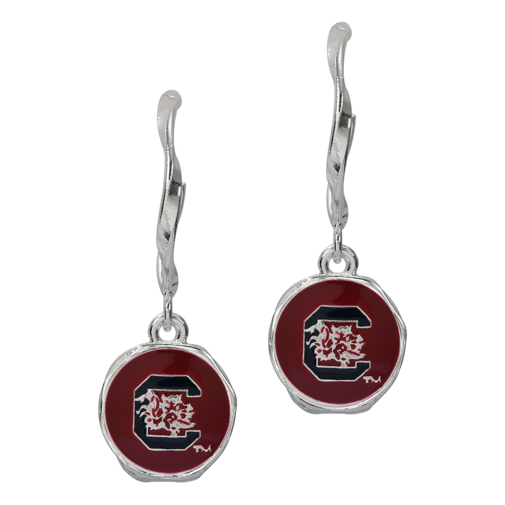 South Carolina Gamecocks Women's Easton Earrings, Silver Post, Stud Post, NCAA